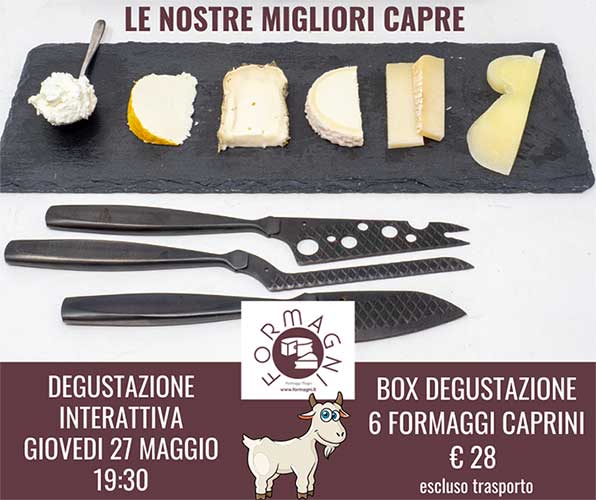 Box degustazione le nostre migliori capre